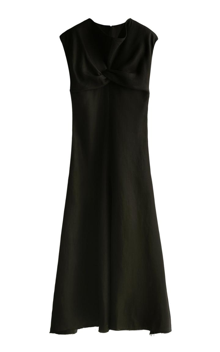 Moda Operandi Gia Studios Twisted Japanese Cotton Midi Dress