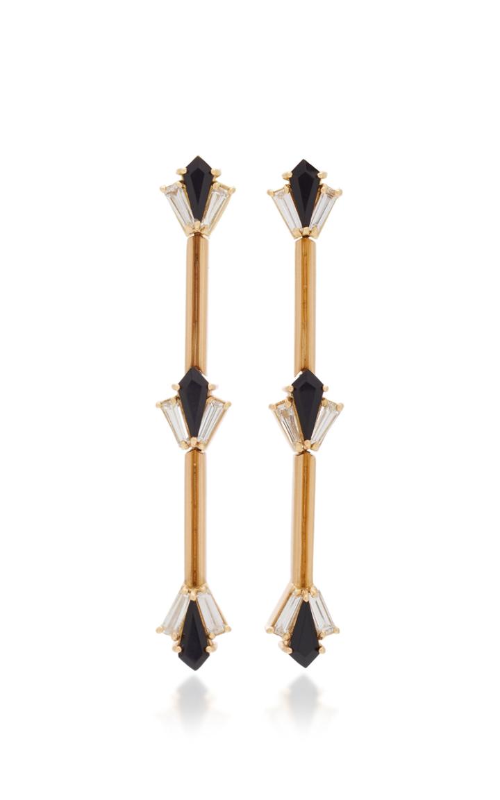 Moda Operandi Doryn Wallach Dorothy Diamond Drop Earrings