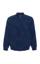 Blue Blue Japan Floral-print Cotton-twill Bomber Jacket