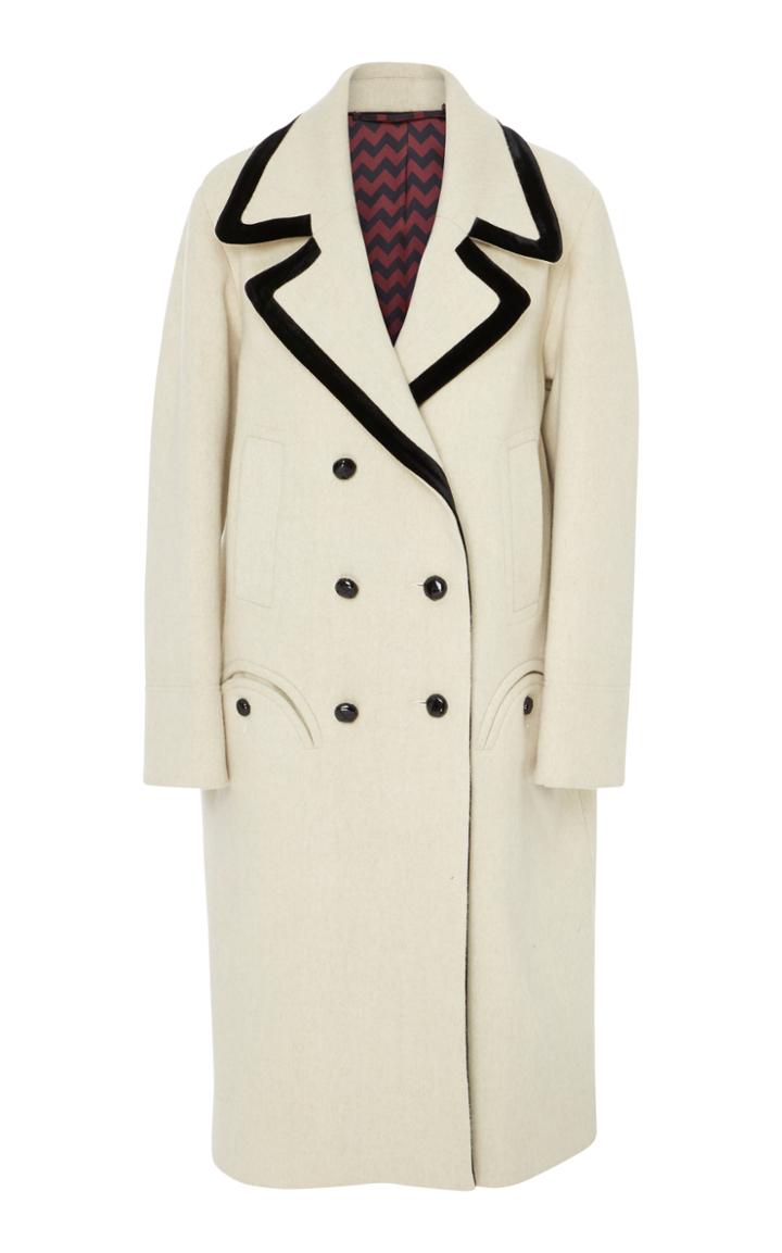 Blaz Milano Woodland Wool And Cotton Coat