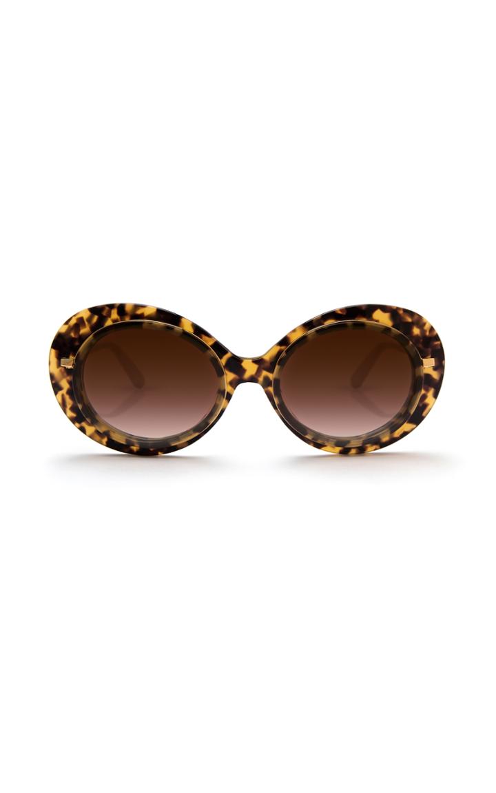 Krewe Iris Blonde Tortoise Sunglasses