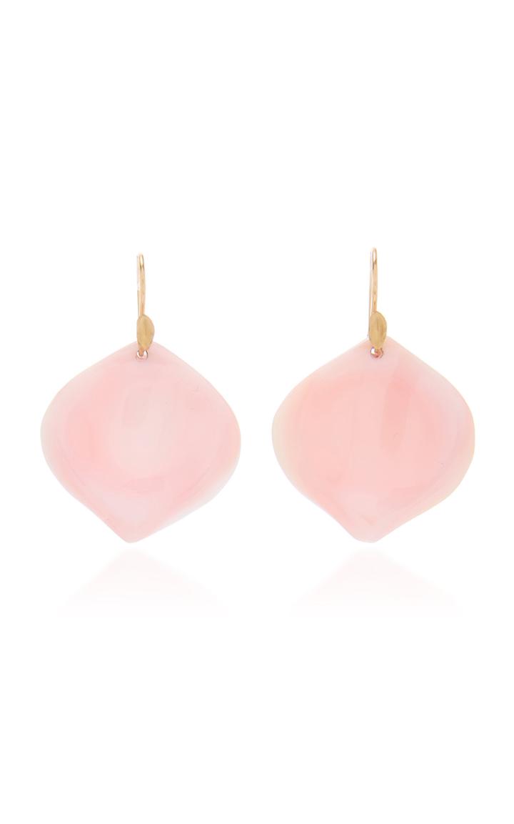 Annette Ferdinandsen Pink Conch Rose Petal Earring