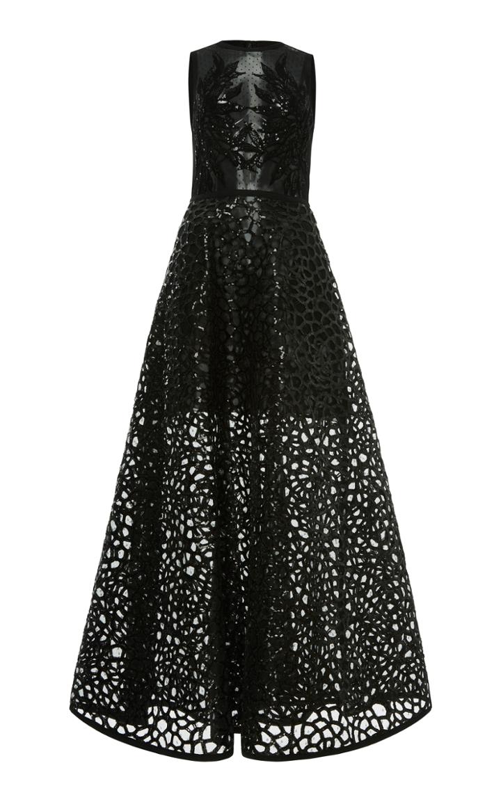 Elie Saab Sleeveless Cut Out Gown