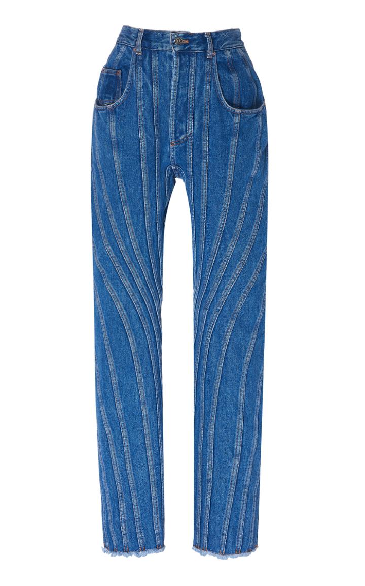 Mugler High-rise Straight-leg Jeans