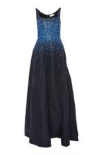Sachin & Babi Lefaye Embroidered Silk Gown