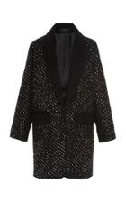 Nour Hammour Friday Studded Wool-cashmere Coat
