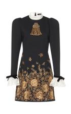 Andrew Gn Embroidered Mini Dress