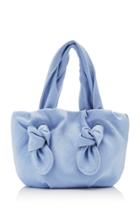 Staud Ronnie Knotted Satin Top Handle Bag