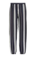 Leset Henry Striped Cotton Tapered Pants