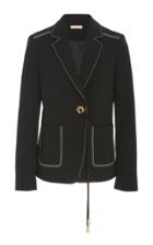 Tory Burch Collared Grommet-detailed Cady Blazer