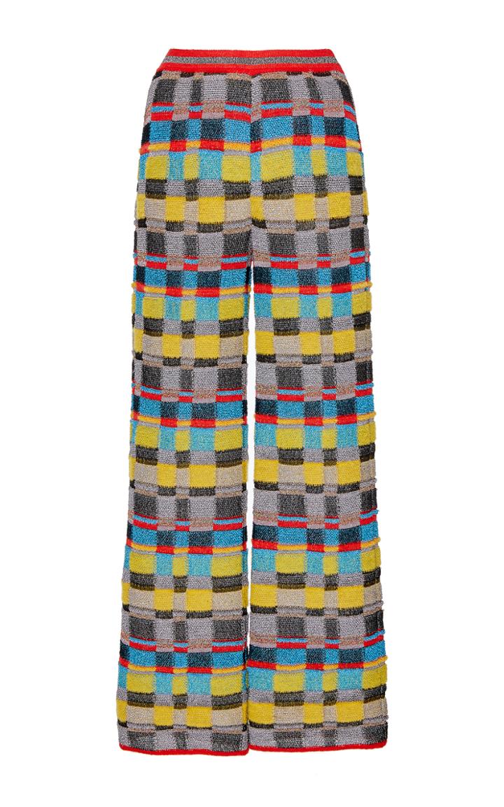 Missoni Check Lam Straight Leg Pant