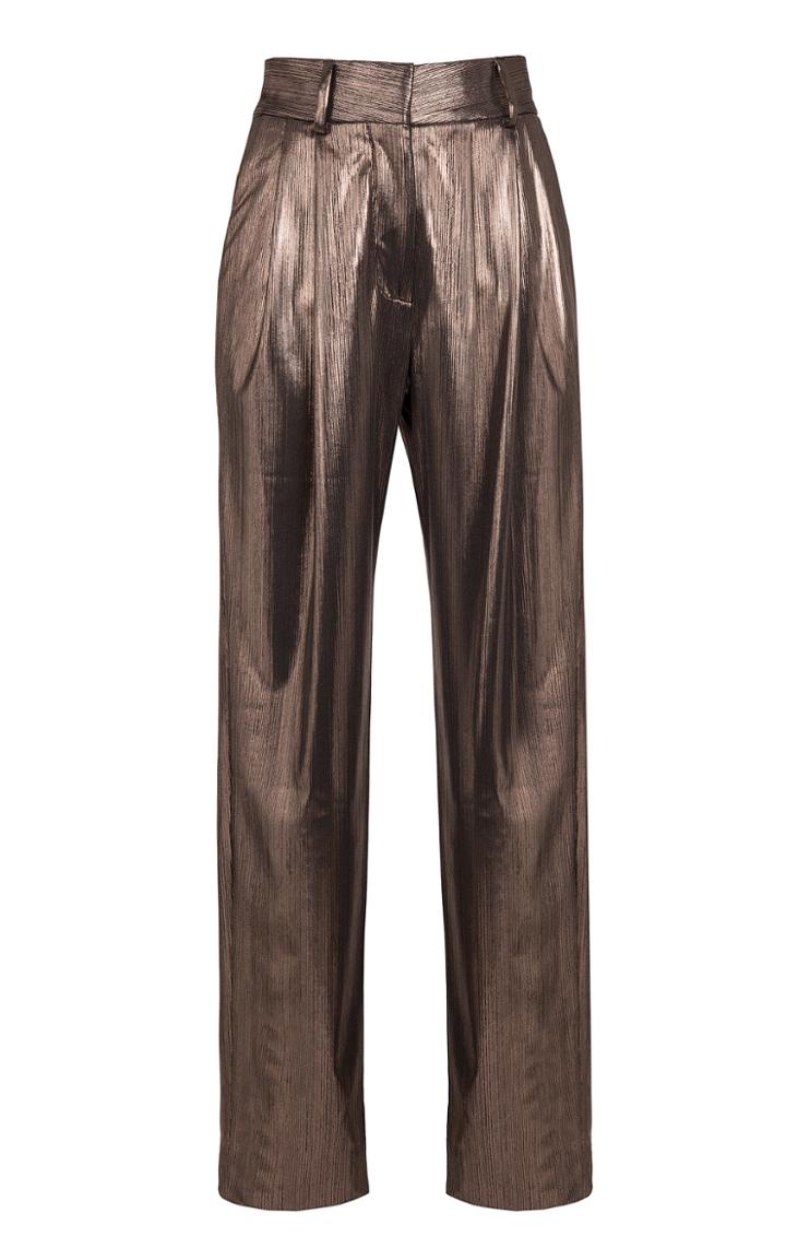 Moda Operandi Blaz Milano Nova Lurex Straight-leg Pants