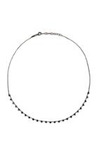 As29 Bolo Black Diamond & 18k Black Gold Choker