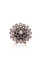 Moda Operandi The Jewellery Trading Co. One Of A Kind Silver And 18k Rose Gold Flowe