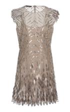 Alberta Ferretti Embellished Sleeveless Mini Dress