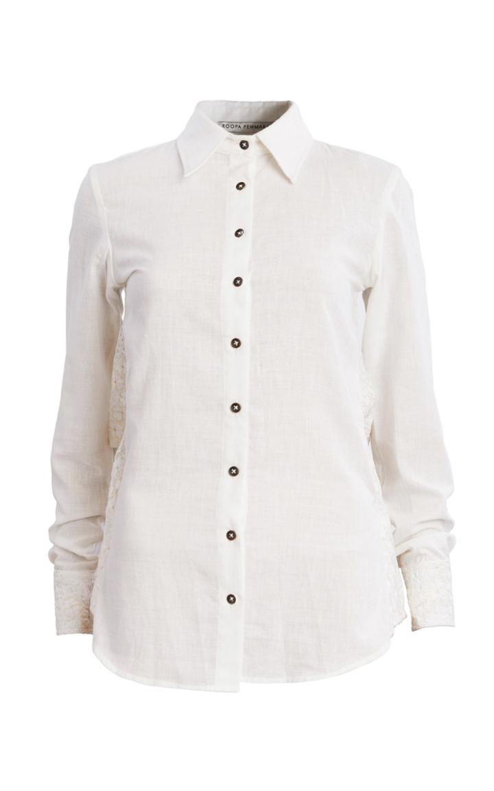 Roopa Hand Woven Embroidered Shirt