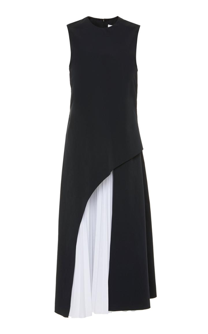 Claudia Li Pleated A-line Dress