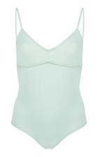 Three Graces London Marguerite Deep V Swimsuit