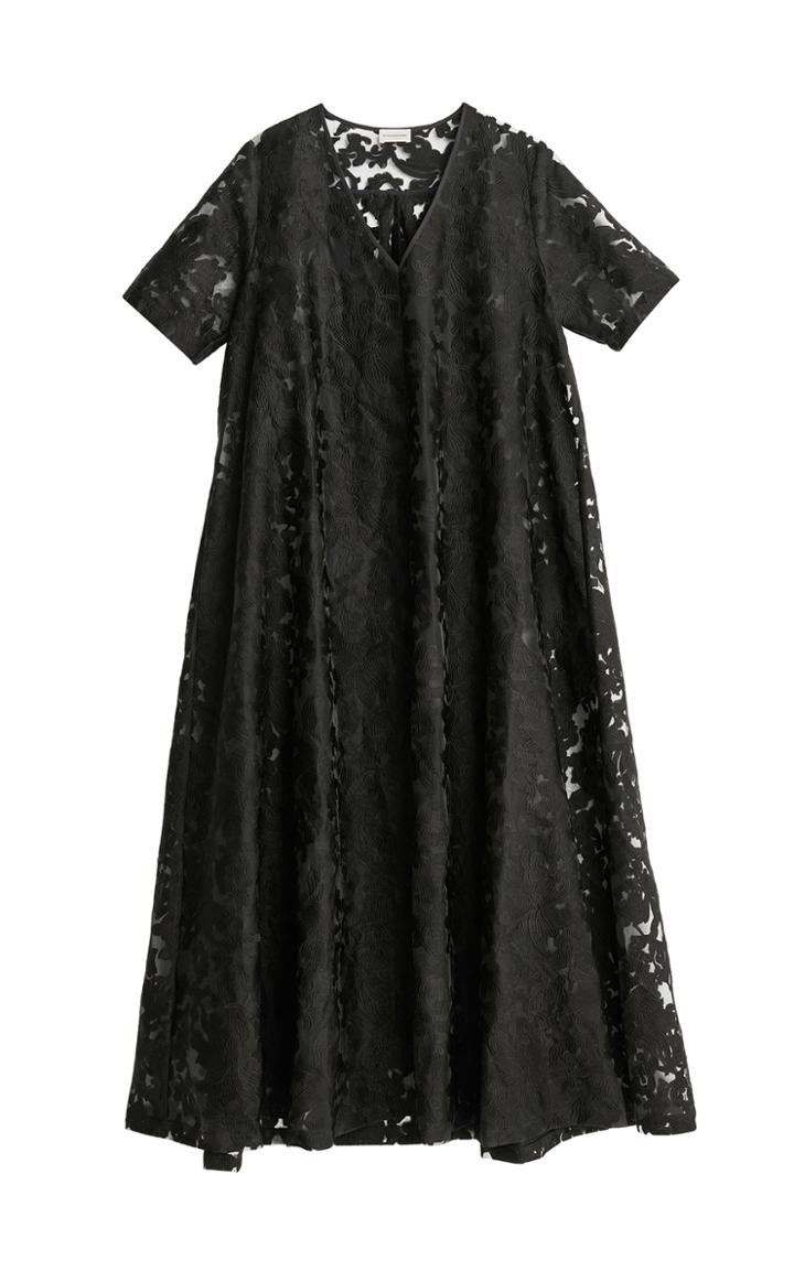 Moda Operandi By Malene Birger Colletia Floral-jacquard Midi Dress
