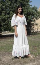 Moda Operandi Luisa Beccaria Embroidered Cotton Dress