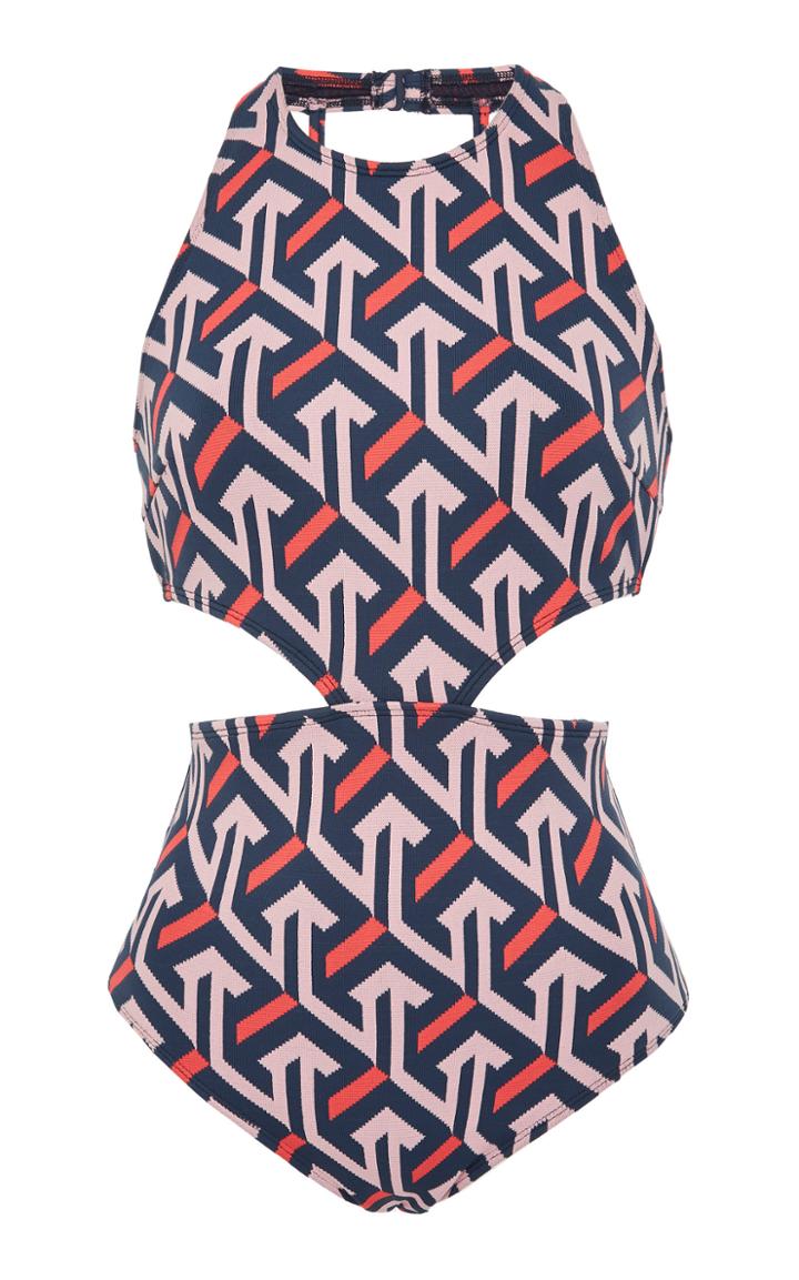 Flagpole Lynn Geometric Print One Piece