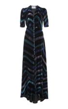 Luisa Beccaria Short Sleeve Button Down Dress