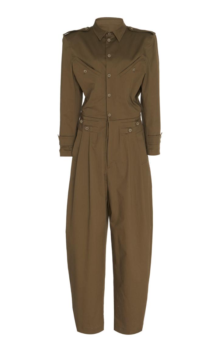 Moda Operandi Tre By Natalie Ratabesi The Meteorite Twill Jumpsuit Size: 0