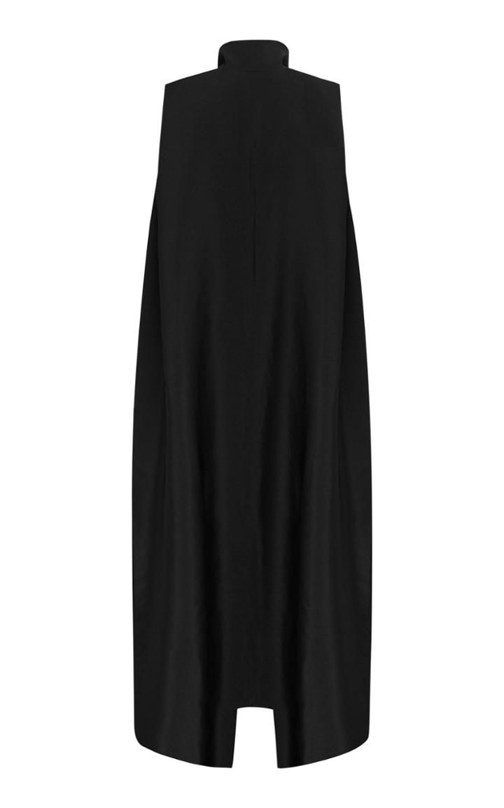 Moda Operandi Harris Tapper Gala Satin Twill Tie-neck Gown