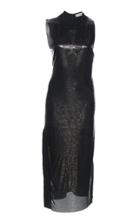 Paco Rabanne Mix Jersey Mesh Dress