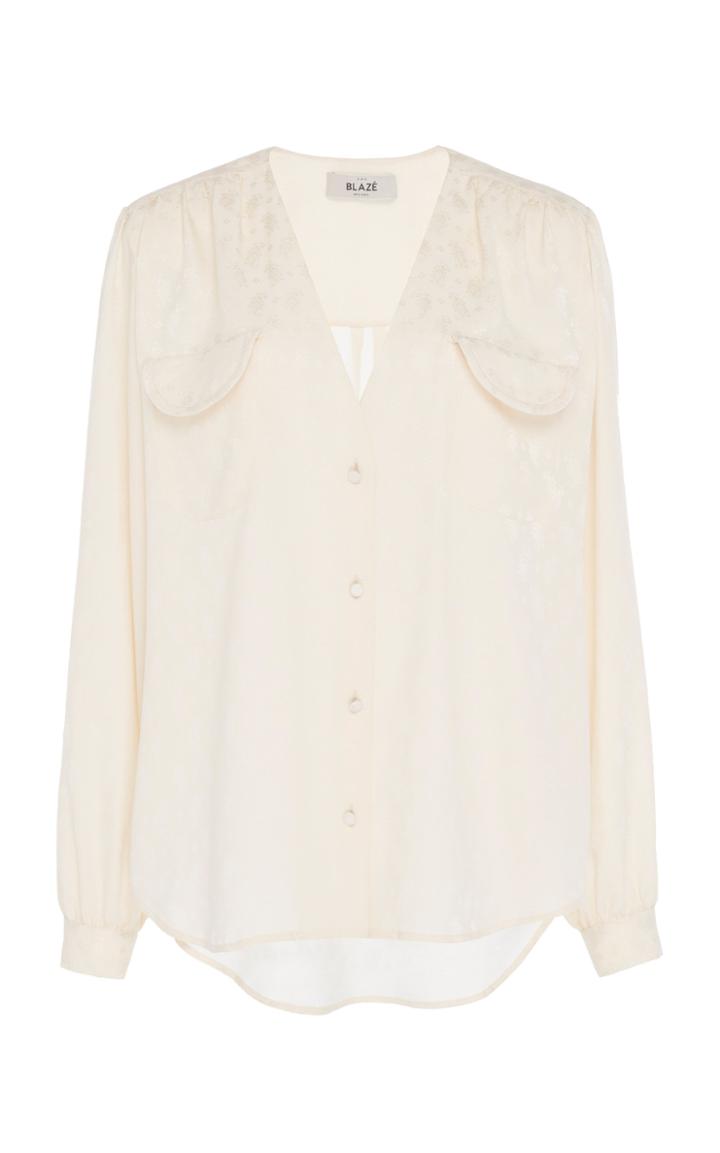 Blaz Milano Whisper Butter Andalusian Silk Shirt