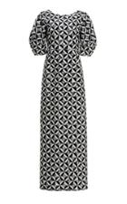 Moda Operandi Huishan Zhang Ariana Beaded Crepe Maxi Dress