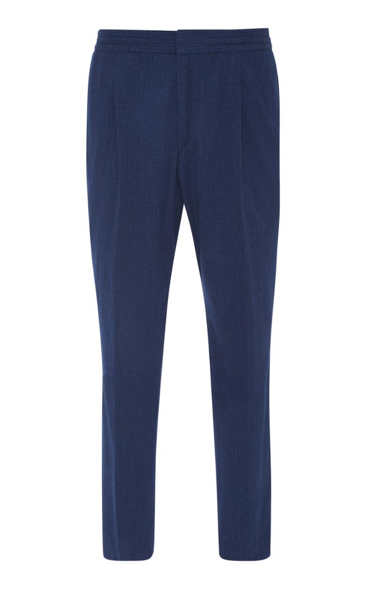 Officine Gnrale Drew Cotton Seersucker Pants