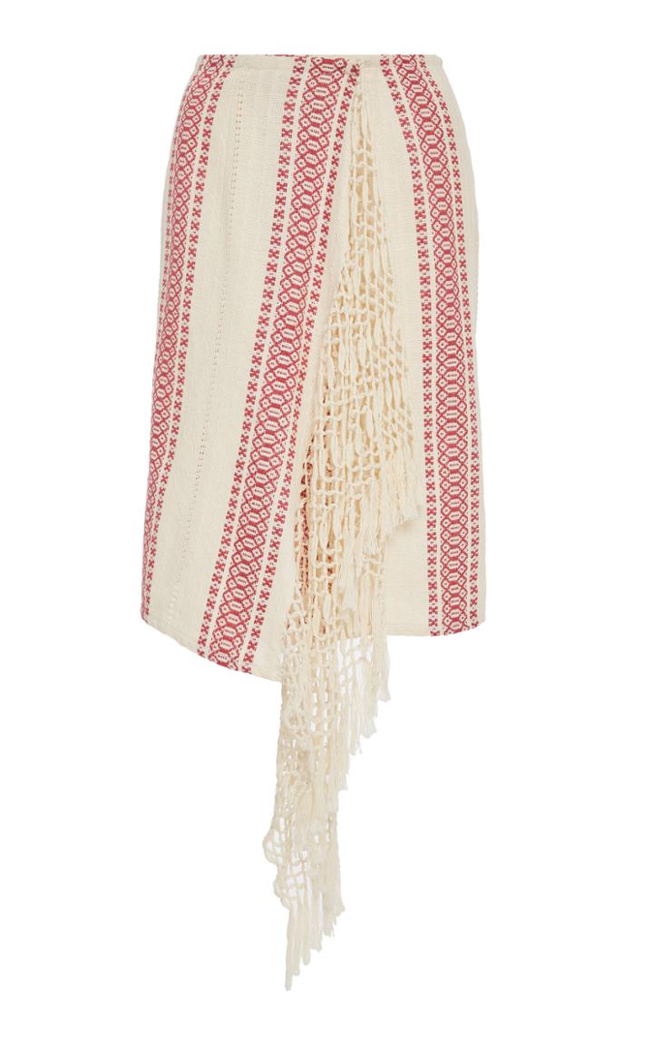 Jaline Thelma Silk Wrap Skirt