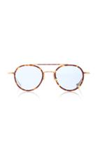 Matsuda Eyewear Acetate And Titanium Round-frame Aviator Sunglasses