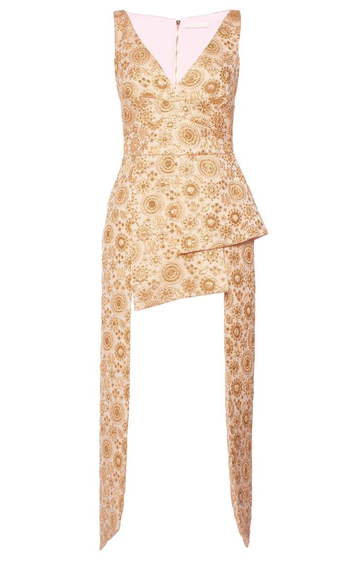 Antonio Berardi Floral Embroidered Asymmetrical Top