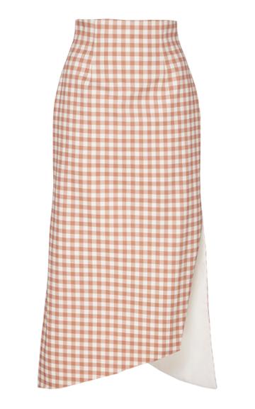Moda Operandi Silvia Tcherassi Gimme Gingham Cotton Skirt Size: S