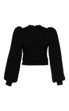 Lena Hoschek Symbolism Cotton Blouson Sleeve Sweater