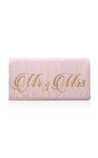 Preciously Paris Mr & Mrs Moire Clutch