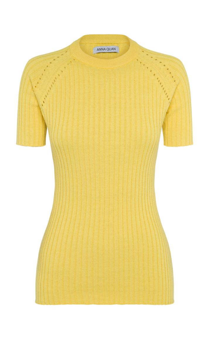 Anna Quan Billie Short Sleeve Knit Top
