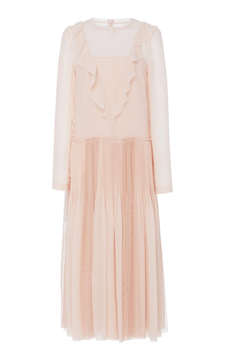 Red Valentino Muslin Midi Dress