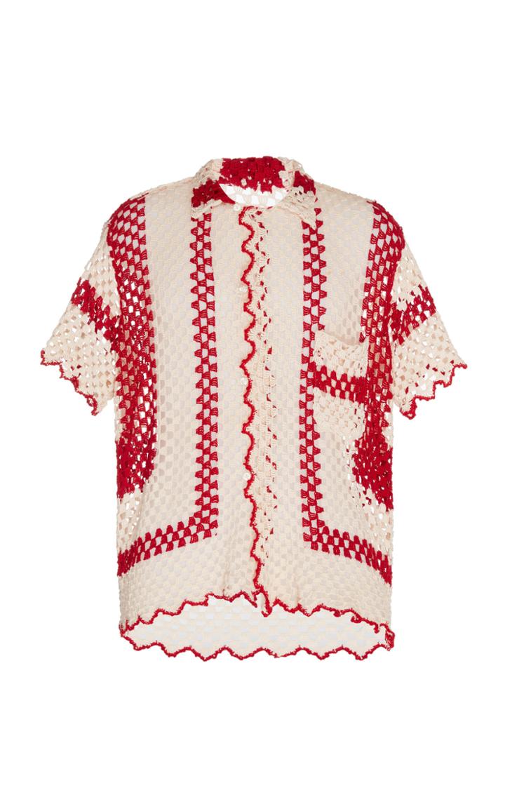 Bode Crochet Big Top Shirt