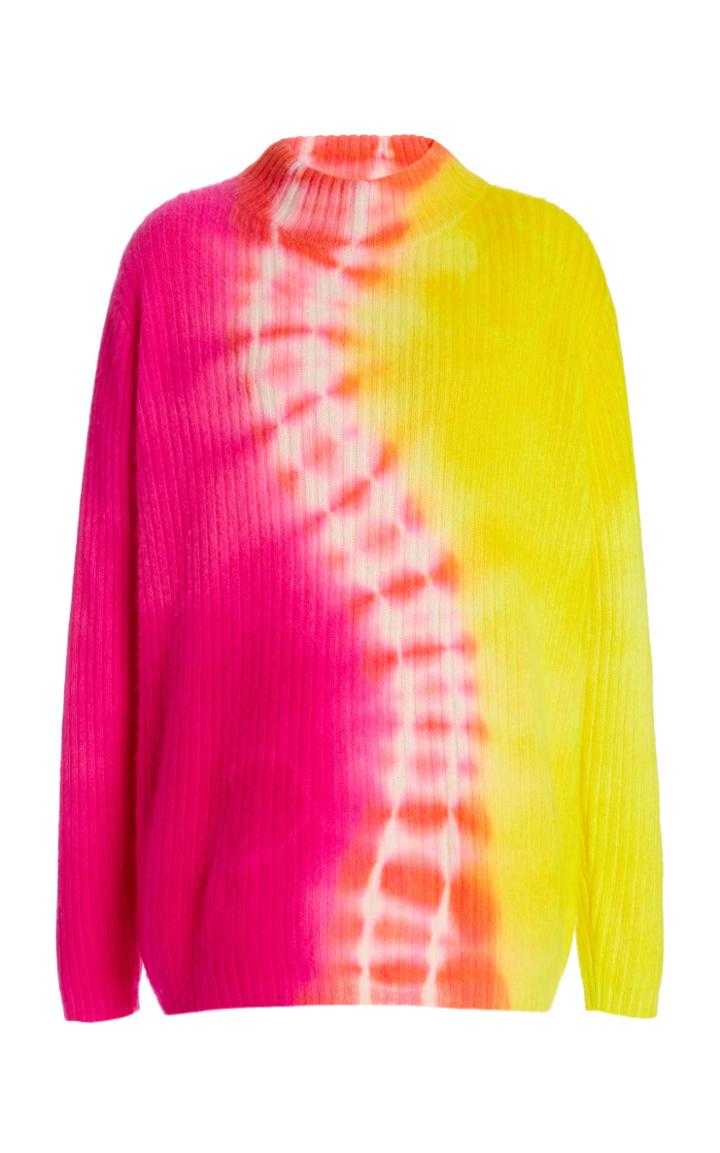 Moda Operandi The Elder Statesman Snake Heavy Ribbed-knit Sweater