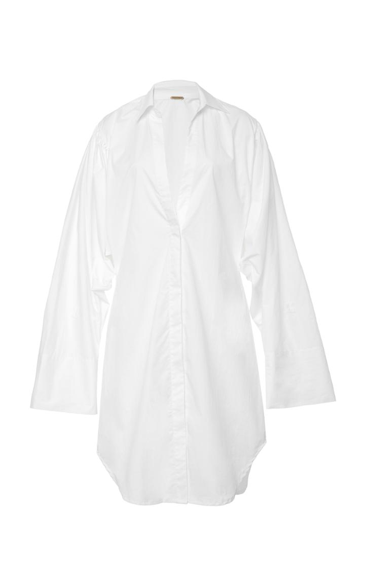 Johanna Ortiz M'o Exclusive Monrovia Cotton Poplin Shirt Dress