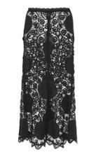 Victoria Beckham Flared Macrame Midi Skirt