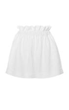 Moda Operandi White Story Como Linen Shorts Size: 6