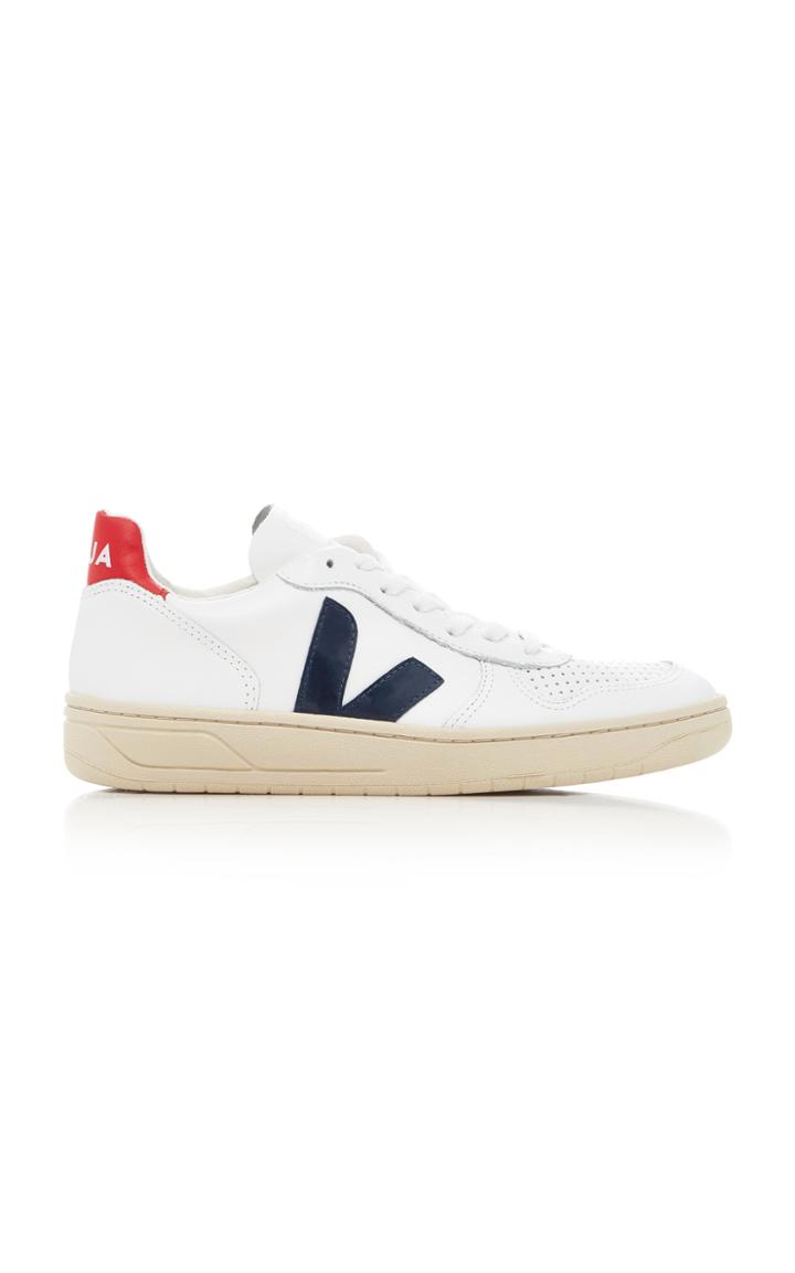 Veja V10 Nautico Leather Sneakers