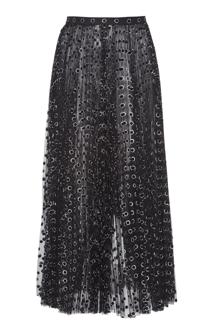 Ralph & Russo Metallic Printed Maxi Skirt