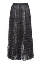 Ralph & Russo Metallic Printed Maxi Skirt