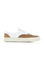 Amiri Studded Suede & Leather Sneakers Size: 40