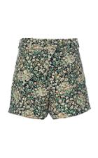 Moda Operandi N21 Floral-print Straight-leg Cady Shorts Size: 40